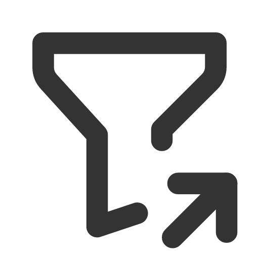 иконка filter share, filter, share,