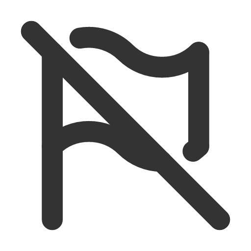 иконка flag off, flag, флаг, off,