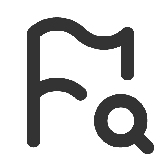 иконка flag search, flag, флаг, search, поиск,