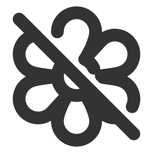 иконка flower off, flower, цветок, off,