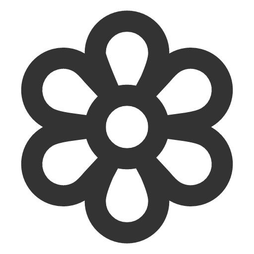 иконка flower, цветок,
