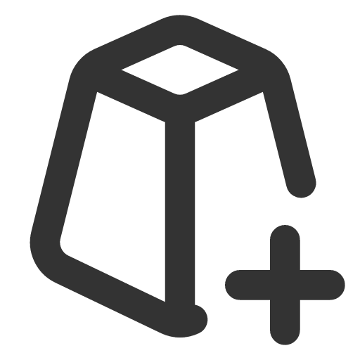 иконка frustum plus, frustum, plus, плюс,