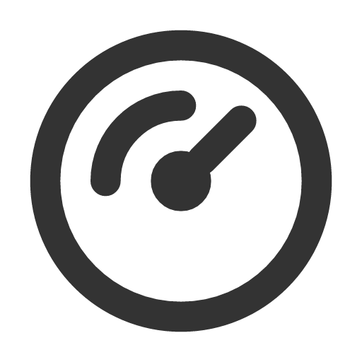 иконка gauge, спидометр,