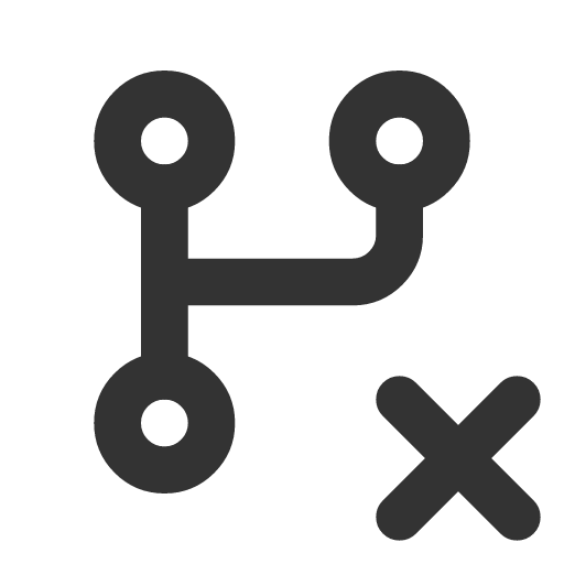 иконка git branch x, git, branch,