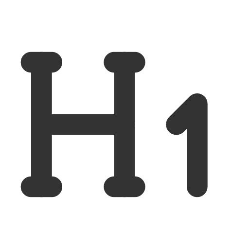 иконка h 1,