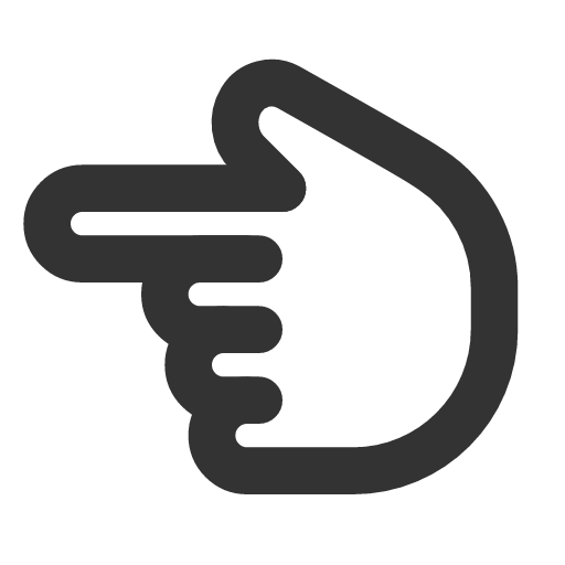 иконка hand finger left, hand, рука, finger, left, стрелка,