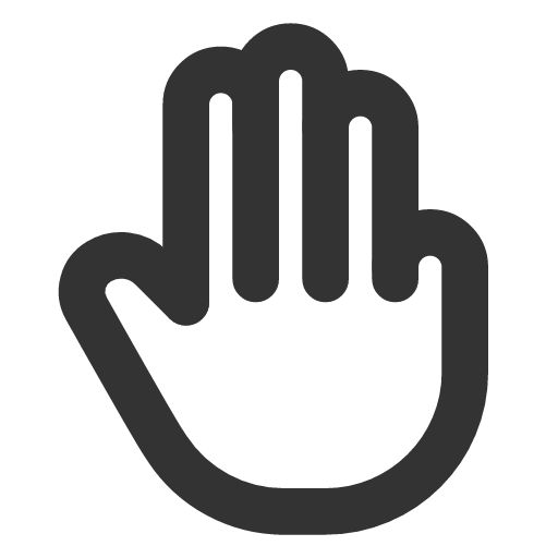 иконка hand three fingers, hand, рука, three, fingers,