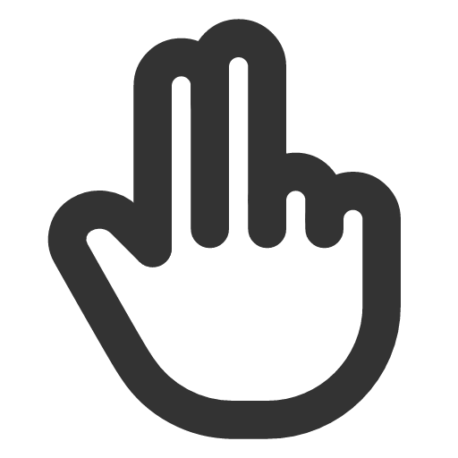 иконка hand two fingers, hand, рука, two, fingers,
