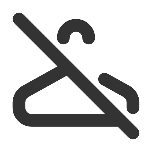 иконка hanger off, hanger, off,