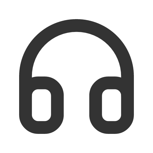 иконка headphones, наушники,