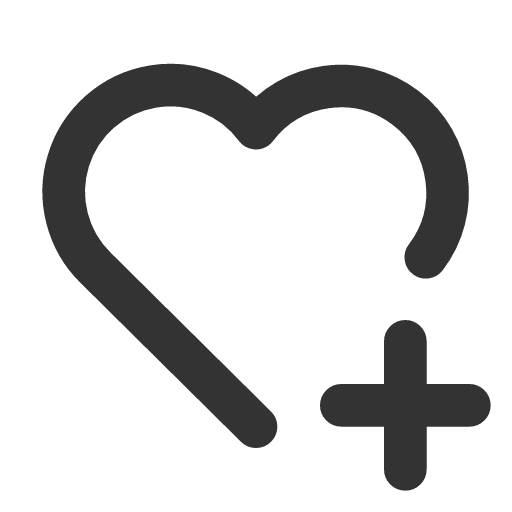 иконка heart plus, heart, сердце, plus, плюс,