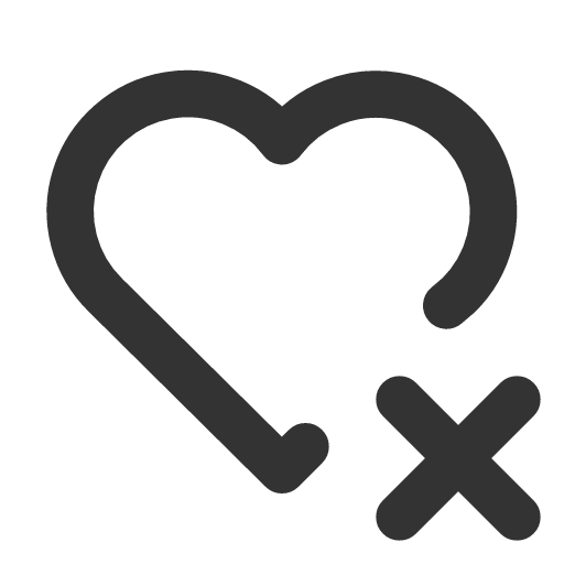 иконка heart x, heart, сердце,
