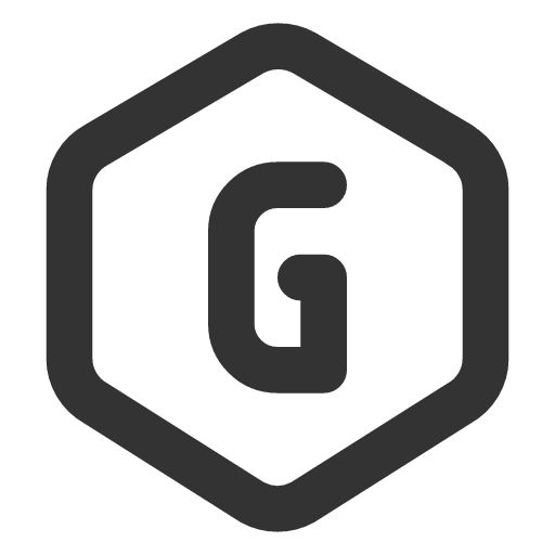 иконка hexagon letter g, hexagon, letter, почта,