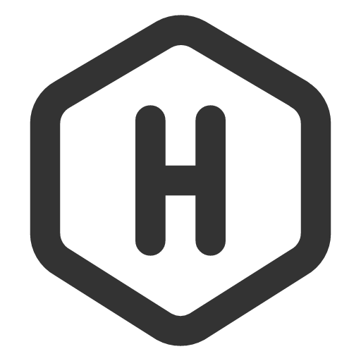 иконка hexagon letter h, hexagon, letter, почта,