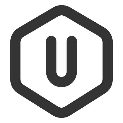 иконка hexagon letter u, hexagon, letter, почта,