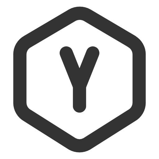 иконка hexagon letter y, hexagon, letter, почта,