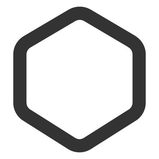 иконка hexagon,