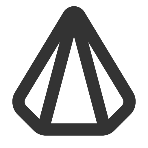 иконка hexagonal pyramid, hexagonal, pyramid, пирамида,