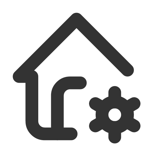 иконка home cog, home, дом, cog,