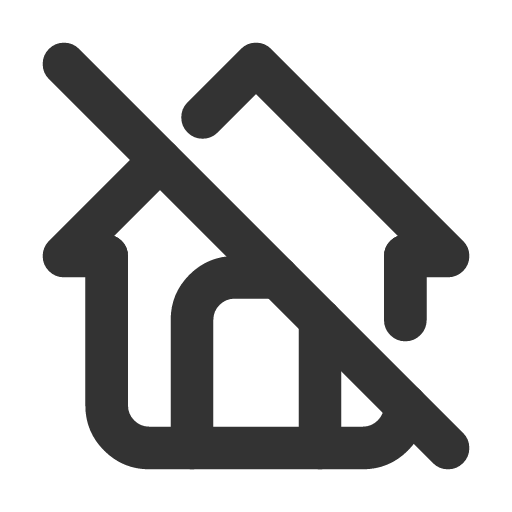 иконка home off, home, дом, off,