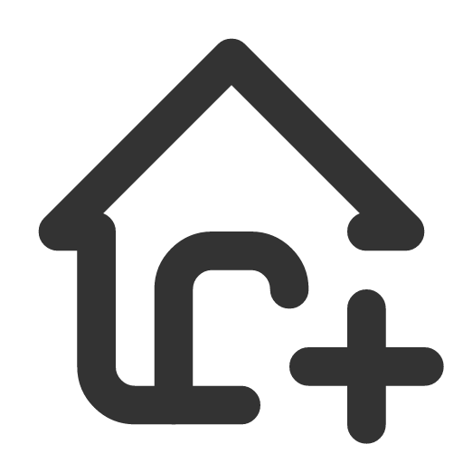 иконка home plus, home, дом, plus, плюс,