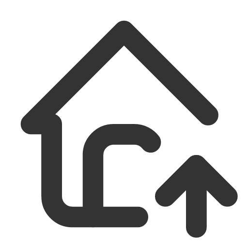иконка home up, home, дом, up, стрелка вверх,