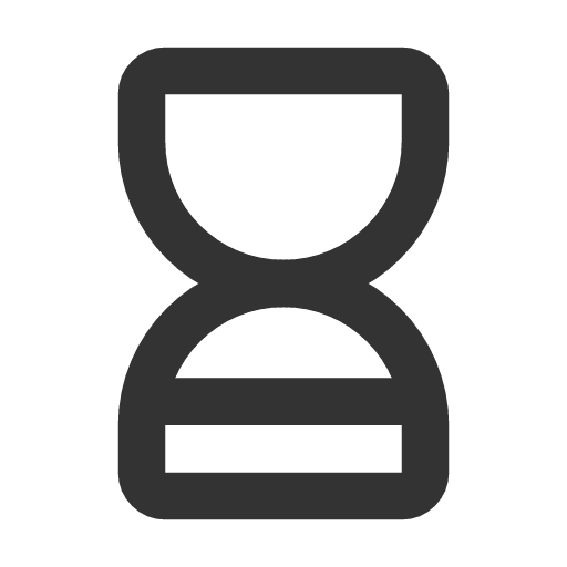 иконка hourglass low, hourglass, песочные часы, low, батарея,