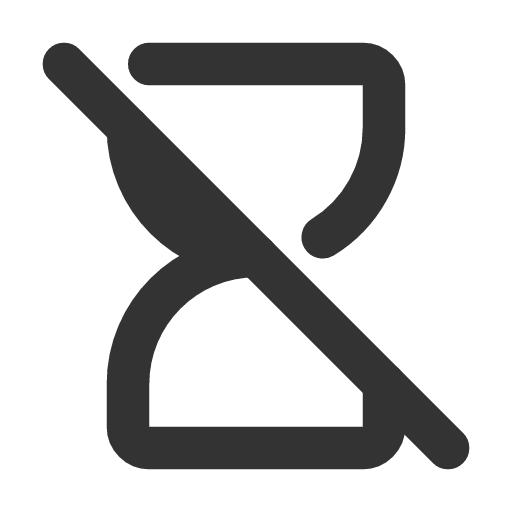 иконка hourglass off, hourglass, песочные часы, off,