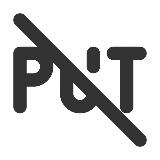 иконка http put off, http, put, off,