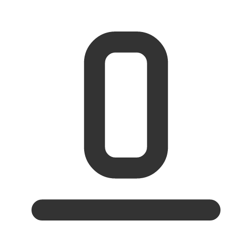 иконка layout align bottom, layout, макет, align, bottom, стрелка,