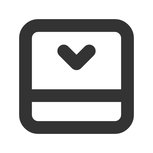 иконка layout bottombar collapse, layout, макет, bottombar, collapse,
