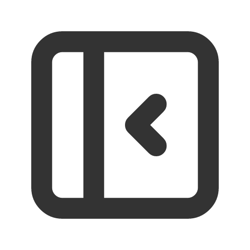 иконка layout sidebar left collapse, layout, макет, sidebar, монитор, left, стрелка, collapse,