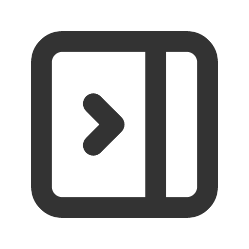 иконка layout sidebar right collapse, layout, макет, sidebar, монитор, right, стрелка, collapse,