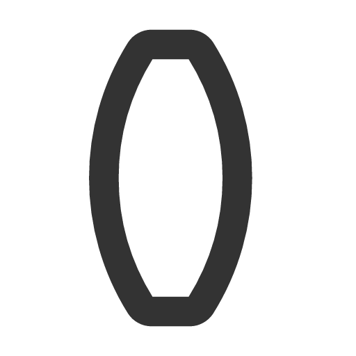 иконка lens convex, lens, convex,