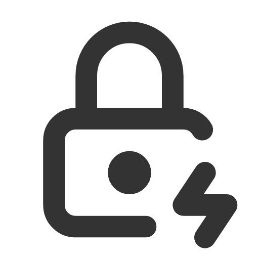 иконка lock bolt, lock, замок, bolt, напряжение,