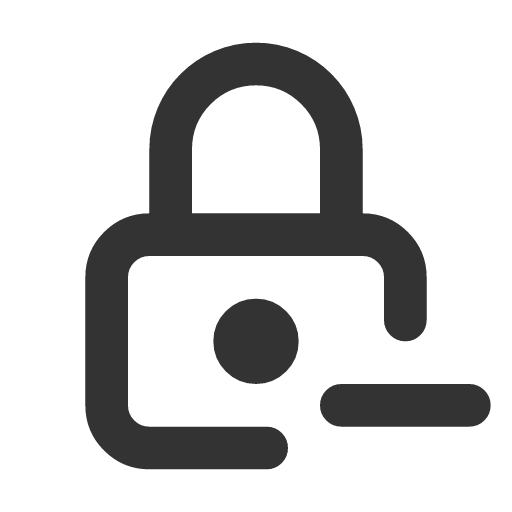 иконка lock minus, lock, замок, minus, минус,