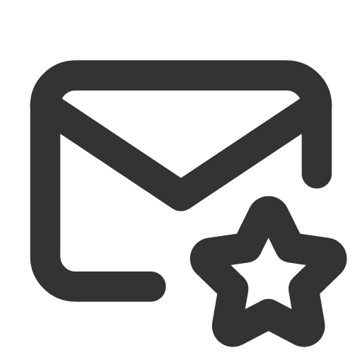 иконка mail star, mail, почта, star, звезда,