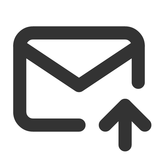 иконка mail up, mail, почта, up, стрелка вверх,