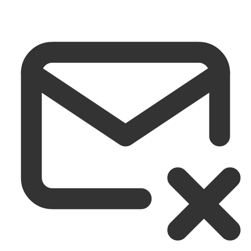 иконка mail x, mail, почта,