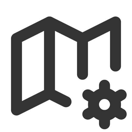 иконка map cog, map, карта, cog,