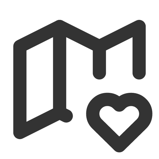 иконка map heart, map, карта, heart, сердце,