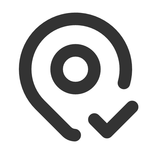 иконка map pin check, map, карта, pin, кнопка, check, галочка,