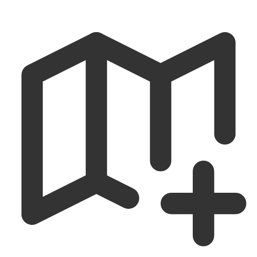 иконка map plus, map, карта, plus, плюс,