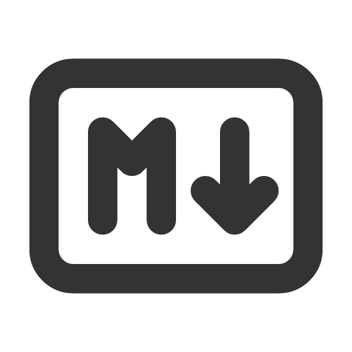 иконка markdown,