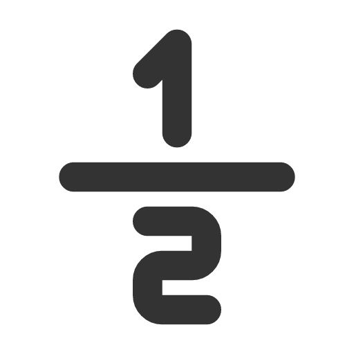 иконка math 1 divide 2, math, циркуль, divide,