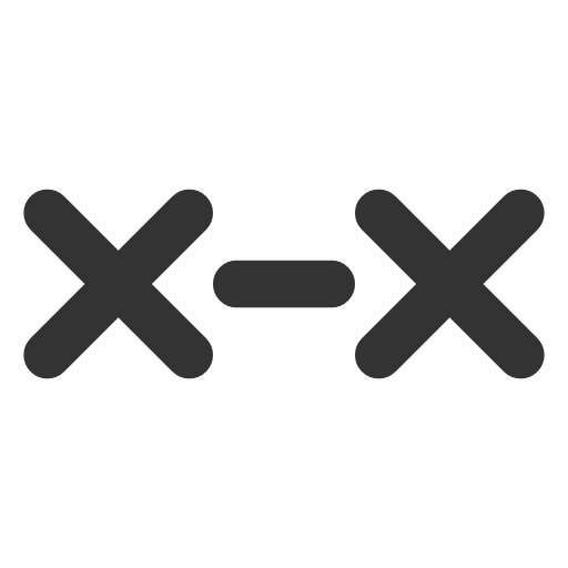 иконка math x minus x, math, циркуль, minus, минус,