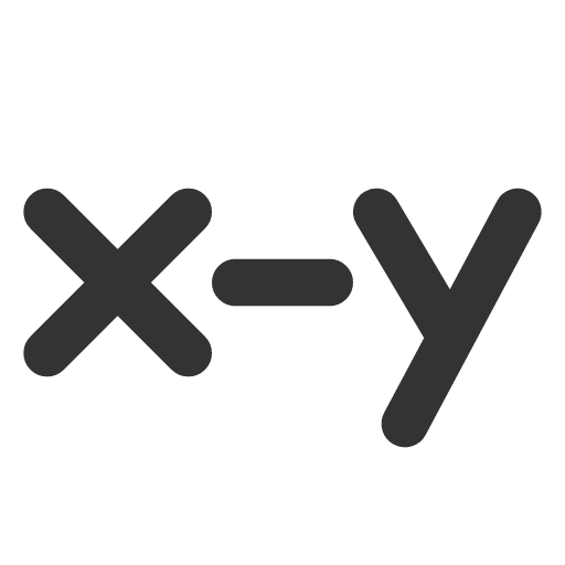иконка math x minus y, math, циркуль, minus, минус,