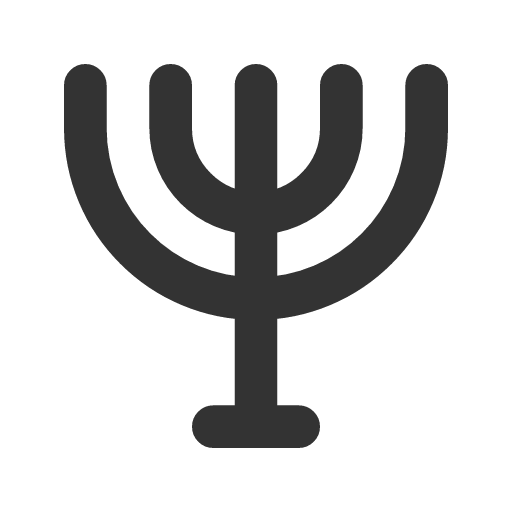иконка menorah, менора,