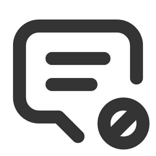 иконка message 2 cancel, message, сообщение, cancel, отмена,
