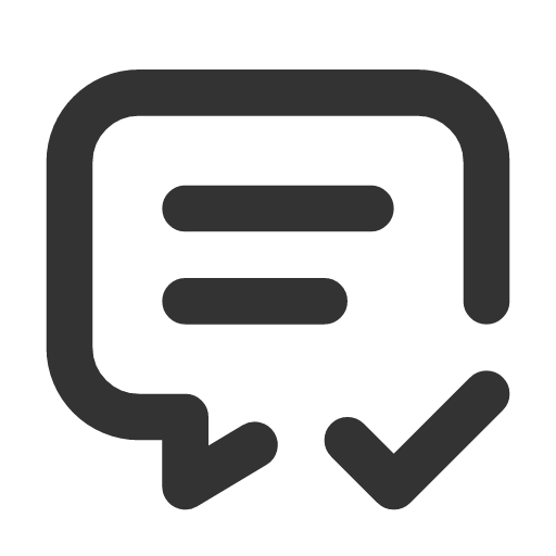 иконка message check, message, сообщение, check, галочка,
